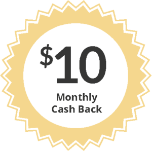 10 Cashback Icon